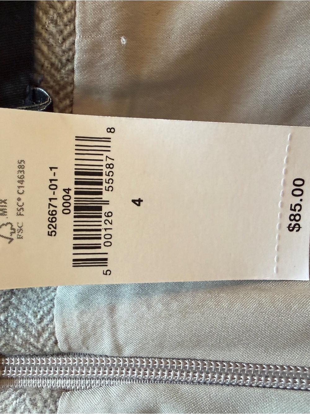 Banana Republic Pocket Mini Skirt - Oatmeal - Picture 6 of 7